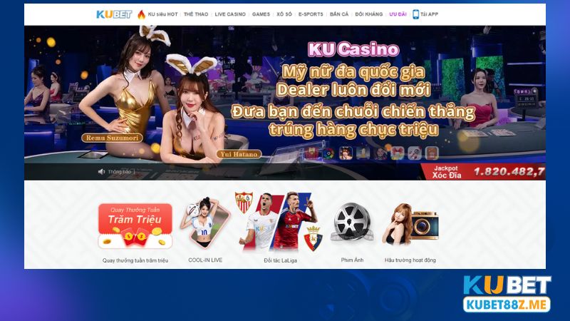 Những trò cược đẳng cấp không nên bỏ lỡ tại Kubet88