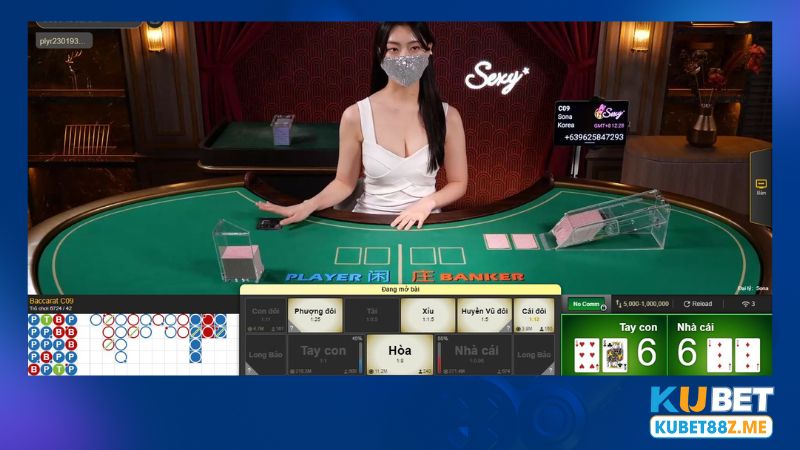 Hướng dẫn tham gia cá cược Baccarat tại Kubet88